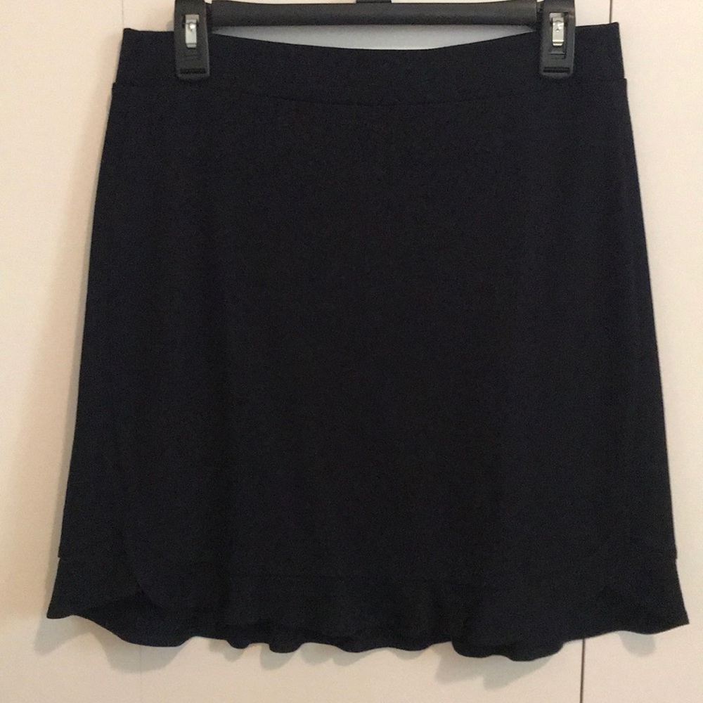 Navy pull on skirt